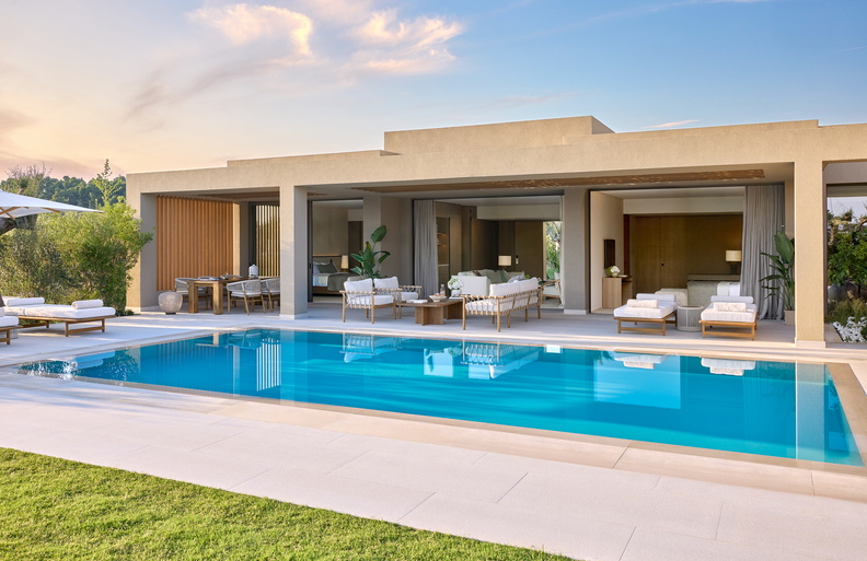 Tiara Holidays - Sani Asterias - three bedroom villa private pool pool